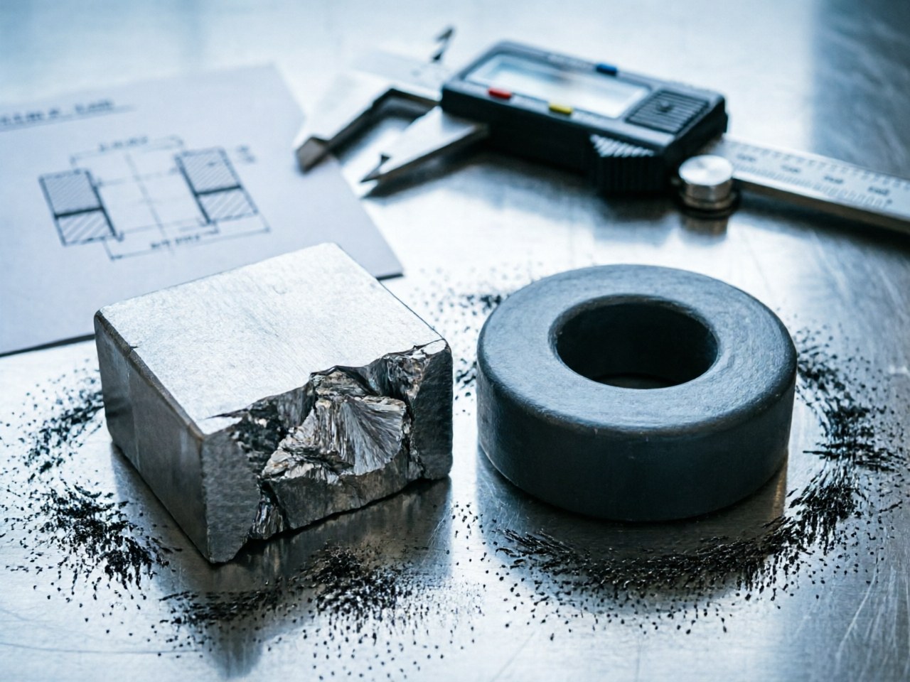 Sintered NdFeB vs. Bonded NdFeB: Performance, Cost, and Application Selection Guide for Magnetic Component Design / 烧结钕铁硼与粘结钕铁硼:磁元件设计的性能、成本与应用选型指南