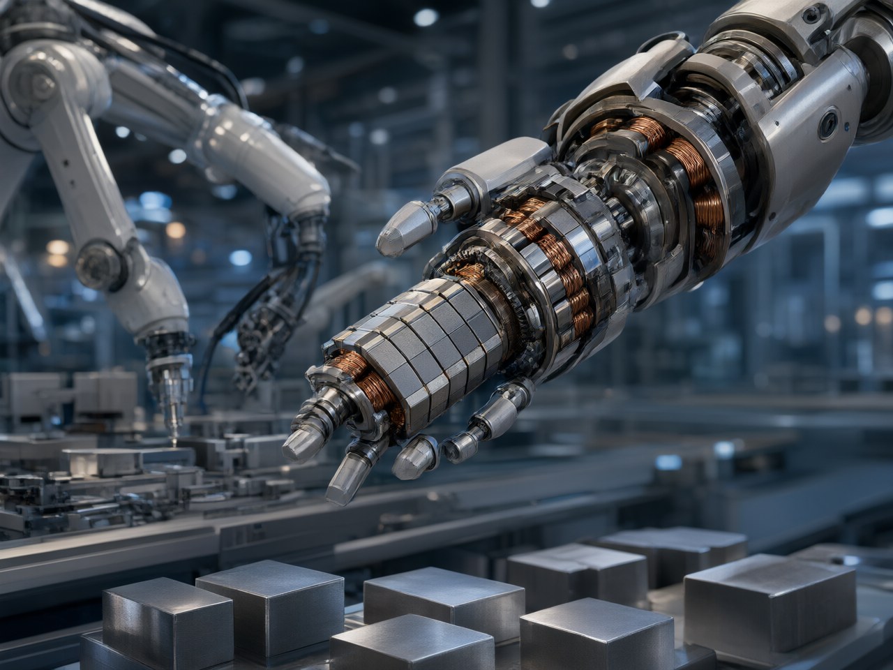 Humanoid Robot Mass Production Race Heats Up as NdFeB Magnets Emerge as Next Supply Chain Bottleneck / 人形机器人量产竞赛升温，钕铁硼磁材成下一供应链瓶颈